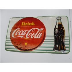 3'x5' Coca Cola tin sign C.1950