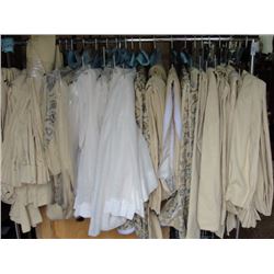 Rack of drapes rack not included