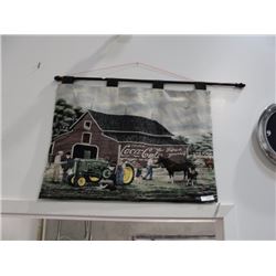 Coca Cola wall hanging