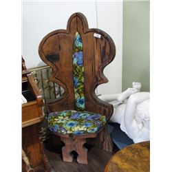 Vintage fireside chair