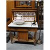 Image 1 : |Marble topped wash stand