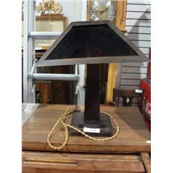 Arts & crafts stained glass lamp