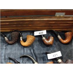 4 pipes w/sterling bands