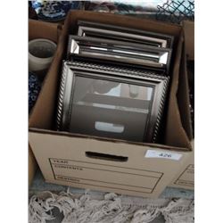 Box lot of picture frames