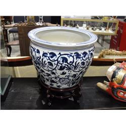 Asian planter on stand