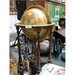 Vintage globe bar