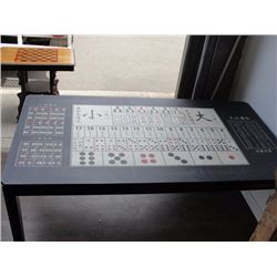 Pair of Casino tables from Bruce Lee movie set