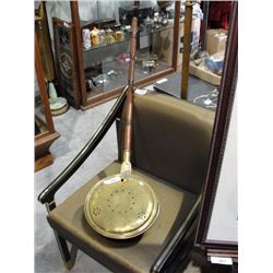 Brass bed warmer