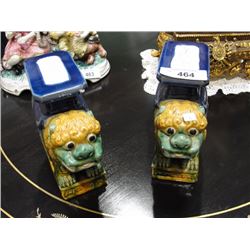 Pair of Asian plant stands