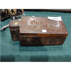 Early carved box