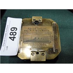Commemorative Titanic compass