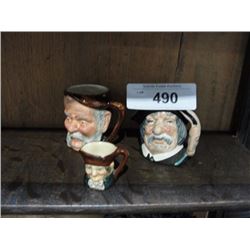 3 Royal Doulton Toby mugs