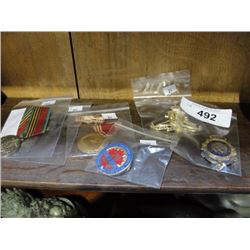 Lot of military medals and pins