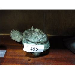 Asian copper incense burner