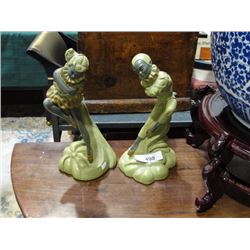 Pair of 50's dancing figurines