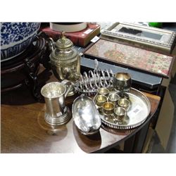 Collection of silverplate