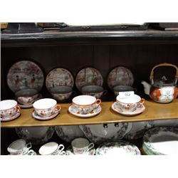 Shelf lot of china
