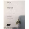 Image 2 : STAMPED 14K WHITE GOLD SET OF MODIFIED MARQUISE GEMSTONE EARRINGS, CENTER WEIGHT 4.0 CT