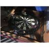 Image 3 : ACCUDART WALL HANGING DART BOARD CABINET W/DART BOARD & BACKGAMMON GAME SET