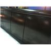 Image 2 : KING SIZE BED CHOCOLATE BROWN WOODEN HEADBOARD, FOOTBOARD & RAILS