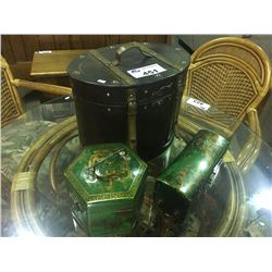 3 ORIENTAL KEEPSAKE BOXES