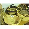 Image 2 : LARGE GROUP OF ASSORTED WOVEN BASKETS