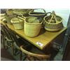 Image 1 : WOODEN HOBBY/CRAFTS TABLE