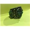 Image 2 : NORTH AMERICAN NATIVE INDIAN ROUGH SILVER & TURQUOISE BRACELET