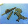 Image 1 : 3 BC FIRST NATIONS CARVINGS - 2 RATTLES & AN EAGLE CARVING