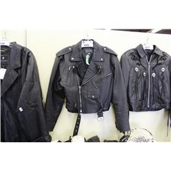 BLACK LEATHER JACKET