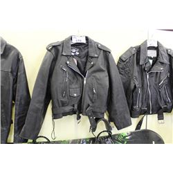 BLACK LEATHER JACKET