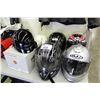 Image 1 : LOT OF ASSORTED MOTORCYCLE HELMETS
