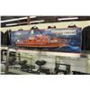 Image 1 : ROBBE MONTAGEKASTEN FEUERLOSCHBOOT RARE VINTAGE MODEL SHIP