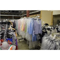 RACK OF ASSORTED LADIES DESIGNER CLOTHING