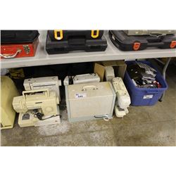LOT OF ASSORTED SEWING MACHINES