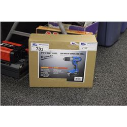 PREMIUM BRANDS 18 VOLT NICAD CORDLESS DRILL