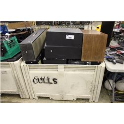 PALLET OF ASSORTED SPEAKERS & ELECTRONICS