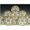 Image 1 : A set of twelve Copeland Spode bone china dessert plates, each printed and painted with floral...