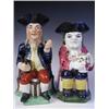 Image 1 : A late 18th Century/early l9th Century Toby jug and a 19th Century Squire Toby jug each holdin...