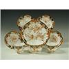 Image 1 : An early Edwardian Royal Crown Derby Imari pattern six place tea set, with sugar bowl and brea...