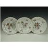 Image 1 : Three Berlin porcelain basket border moulded cabinet plates, decorated with blumen sprays, pri...