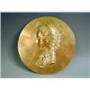 Image 1 : Conrad Dressler A circular bronze plaque of a European lady, with a crowned monogram and signa...