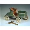 Image 1 : A Marklin clockwork and tinplate car in the form of an early two seat open tourer. Now painted...