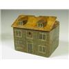 Image 1 : A 19th Century novelty jewellery box in the form of a Georgian house, decorated with painted i...
