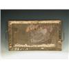 Image 1 : A Newlyn copper tray, stamped J P for John Pearson, of rectangular form, handles to each end a...