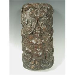A 17th Century carved oak piece, 24cm high Est. 150/200...