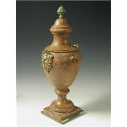 A Regency gilt bronze mounted marble urn, 49cm high Est. 300/500...