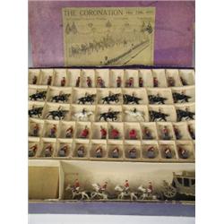 A Johillco Series Coronation series of May 12th 1937, the hand painted lead figures in origina...
