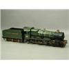 Image 1 : A live steam model of a 4-4-0 Great Western Locomotive and tender, painted in a green livery 3...