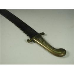 A 19th Century Sawback sidearm Est. 120/140...
